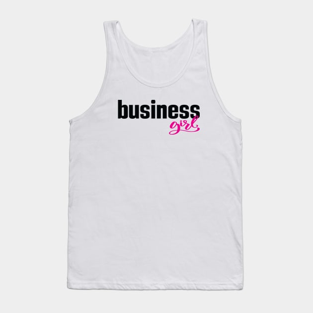 Business Girl Tank Top by ProjectX23Red